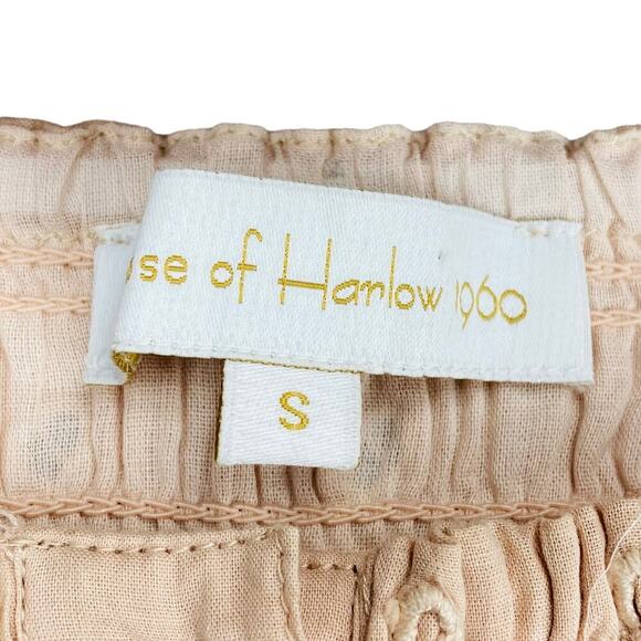 HOUSE OF HARLOW 1960 Effie Eyelet Tank Sz Small Boho Old Rose - Picture 5 of 6